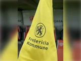 #90 Valdemar Birksøs trøje i str. XL fra FC Fredericia - Vejle B. 20. september