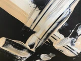 Originalt Maleri: "Less is more #58" 184 x 94 cm fra Jacob Lund Art (inkl. ramme)