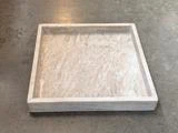 Chic Antique, Morlaix, Bakke, Latte, Marmor, H:4 x L:30 x B:30 cm