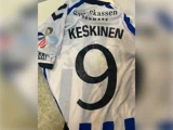 #9 Keskinens matchworn trøje fra OB - FC Midtjylland den 19. september