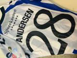 #28 Andersens matchworn trøje fra OB - FC Midtjylland den 19. september