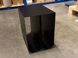 Kristina Dam Studio, Curved, Sidebord, Sort, Stål, B:35,5 x L:26 x H:36 cm