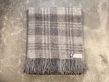 Silkeborg Uldspinderi, Danaja Campbell, Plaid, Brun, Grå, Råhvid, Tern, 100% uld, B:130 x L:200 cm