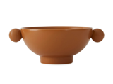 2 stk. Inka skåle i brun stentøj fra OYOY