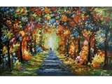 Maleri - Into The Woods fra MyNewArt