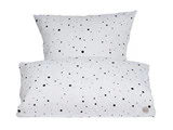 Junior Dot sengetøj fra OYOY - hvid/sort