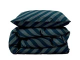 Södahl, Diagonal økologisk sengetøj, blå/grøn, 140x220 cm