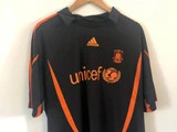 Limited edition sort/orange UNICEF-Brøndbytrøje fra 2009 (XXL)
