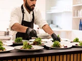 4-retters menu for 4 personer på Restaurant Katastrophe i Herning