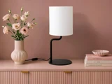 Frandsen FM Bordlampe Sort/Hvid
