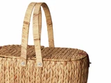 Lauvring, Cung, Picnickurv, Natur, Flet, H:50 x B:28 x L:48 cm