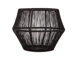 Holmen, Owen, Fyrfadsstage, Sort, Metal, H:15 x Dia:16 cm