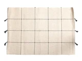 Holmen, Elea, Quiltet dækkeserviet, Natur/Sort, Bomuld, B:33 x L:48 cm