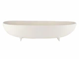Holmen, Bale, Skål, Hvid, Metal, H:9,5 x B:11,5 x L:39 cm