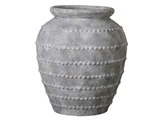 Lene Bjerre, Anna, krukke, håndlavet, keramik, antik grå, B: 52 H: 59,5 Ø: 52 cm