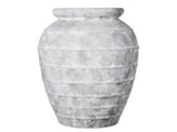 Lene Bjerre, Anna, krukke, håndlavet, keramik, antik lysegrå, B: 52 H: 59,5 Ø: 52 cm