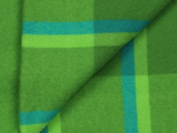 Silkeborg Uldspinderi, Maria, Plaid, Grøn, Blå, 100% new wool, B:130 x L:190 cm