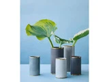 Lucie Kaas, Matee vase, white, keramik, medium, H: 18 cm