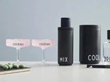 4 stk cocktail glas og 1 mixer fra Design Letters