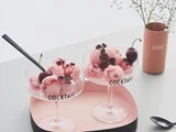 4 stk cocktail glas og 1 mixer fra Design Letters