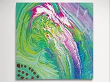 MIND DRIFTING - ALUMINIUMSTRYK - 100CM X 100CM - BYMALUE  [A019]