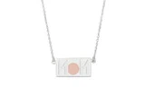 Design Letters, MOM halskæde, nude, 925 sterling sølv