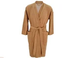 Morgenkåbe i Camel, 80 % økologisk bomuld fra Södahl - L/XL