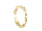 GRUNDLED, Noelle, Ring, Forgyldt, 18 karat forgyldt messing, Justerbar