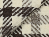 Silkeborg Uldspinderi, Norma 0610, Plaid, Brun, Råhvid, 100% Scandinavian Wool, B:140 x L:240cm