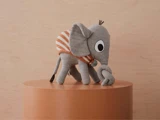OYOY, Henry, Elefant, Tøjdyr, Grå, 100% Bomuld, L:22 x B:12 x H:23 cm