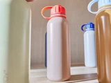 OYOY Living, Pullo, Flaske, Coral, Rød, Stainless steel, 520 ml., H:22,2 x B:7,6 x L:7,6 cm