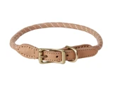 OYOY Zoo, Perry, Hundehalsbånd, Caramel, Nylon, Læder, Medium, Dia:0,8 x L:57 cm