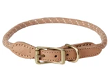 OYOY Zoo, Perry, Hundehalsbånd, Caramel, Nylon, Læder, Large, Dia:0,8 x L:64 cm