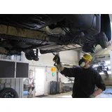 Undervognsbehandling af personbil sponsoreret af Brdr. Hosbond i Frederikshavn