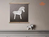Kay Bojesen Zebra og plakat
