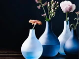 3 stk. Sansto vaser fra Lucie Kaas - Lysblå