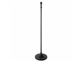 Holmen, Ludano, Lysestage, Sort, Aluminium, Dia:22 x H:99 cm