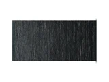 En rektangulær, mørkegrå struktureret måtte eller tæppe med subtile lodrette mønstre, vist på en hvid baggrund.