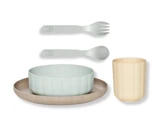 Pullo service og bestil i pale mint, vanilla og taupe PLA fra OYOY Mini