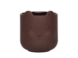 OYOY, Mini, Bjørn, Urtepotte, Brun, 100% Terracotta, L:9.,5 x B:9 x H:9 cm