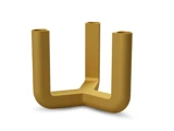 Cooee Design, LU, Lysestage, Brass, Messing, B:16 × L:16 × H:13 cm