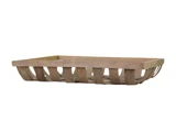 Chic Antique, Kurv, Natur, Flettet træflis, H:8 x L:45 x B:35 cm 