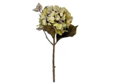 Nordiq, Kunstig, Hortensia, Stilk, Grøn, Plastik, L:45 cm