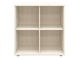 FLEXA, Romie, Bogkasse, 4 rum, Hvid, Natur, MDF, B:72 x H:74,5 x Dyb:35,2 cm