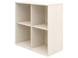 FLEXA, Romie, Bogkasse, 4 rum, Hvid, Natur, MDF, B:72 x H:74,5 x Dyb:35,2 cm