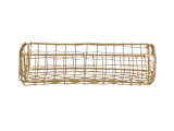 Nordal, NAVITI, Opbevaringskurv, Guld, Jern, B:12 x L:24,5 x H:5,5 cm