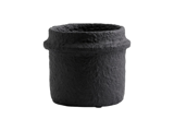 Nordal, ROTE, Urtepotte No. 3, Sort, Cement, H:12 x Dia:10 cm