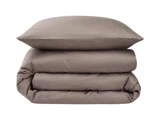 Sekan Studio, 2 Sæt, Percale, Sengesæt, Brun, 100% økologisk bomuld, B:140 x L:200 / B:60 x L:63 cm