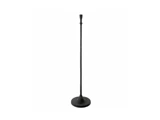 Holmen, Ludano, Lysestage, Sort, Aluminium, Dia:18 x H:77 cm