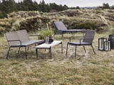 Muubs, Riva, Sofa, Polyrattan, Metal, Valnød, Sort, L: 152 H: 80 D: 74 cm